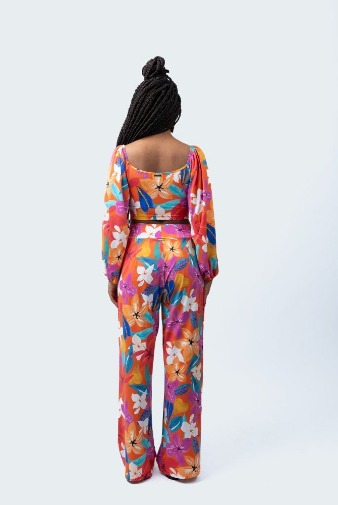 Cali Pants Set - PLUMERIA - lilikoiwear.com
