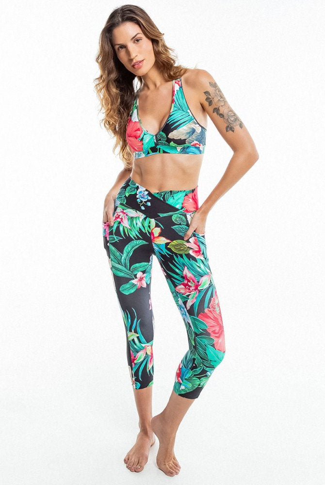 Capri Legging with Pockets - KIHAPAI - lilikoiwear.com