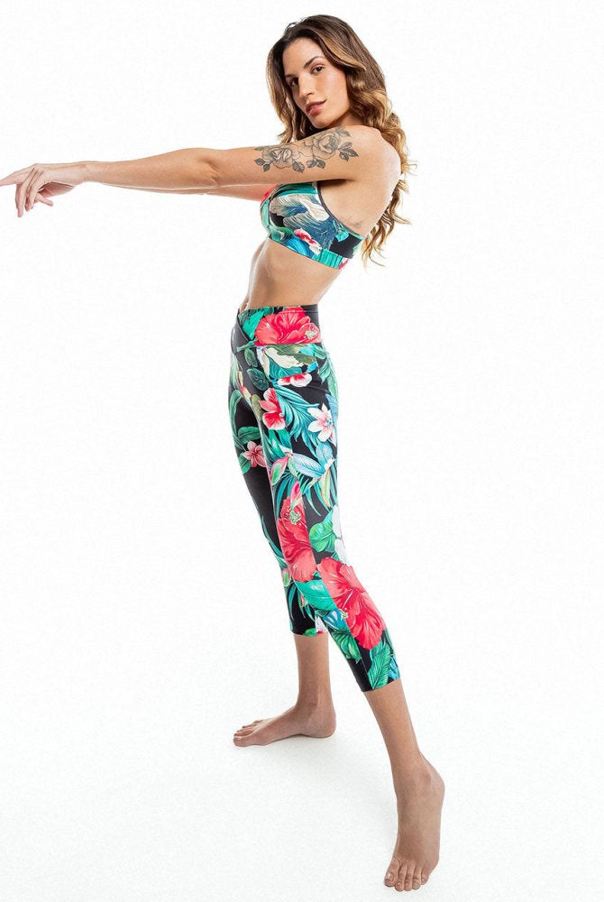 Capri Legging with Pockets - KIHAPAI - lilikoiwear.com