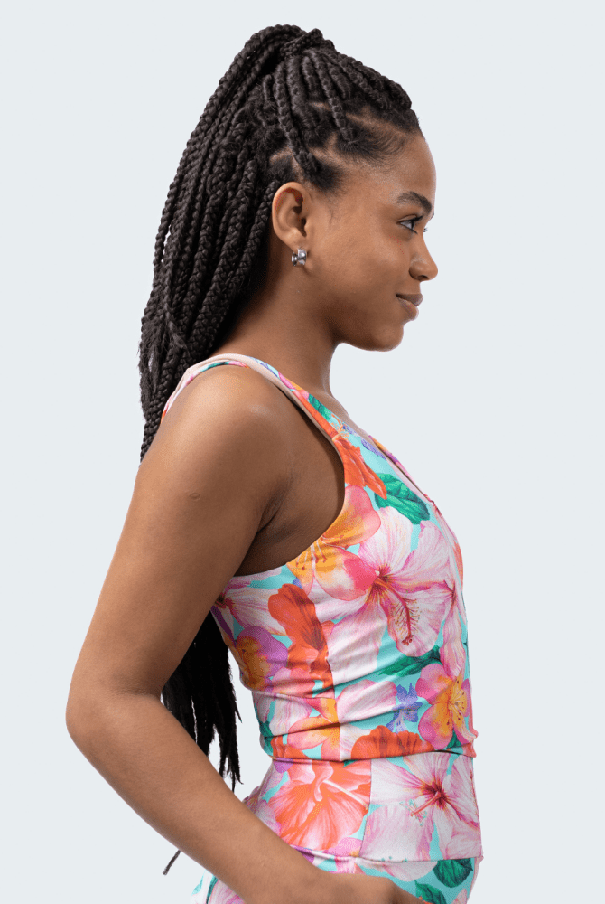 Crop Top APRIL - HIBISCUS - lilikoiwear.com