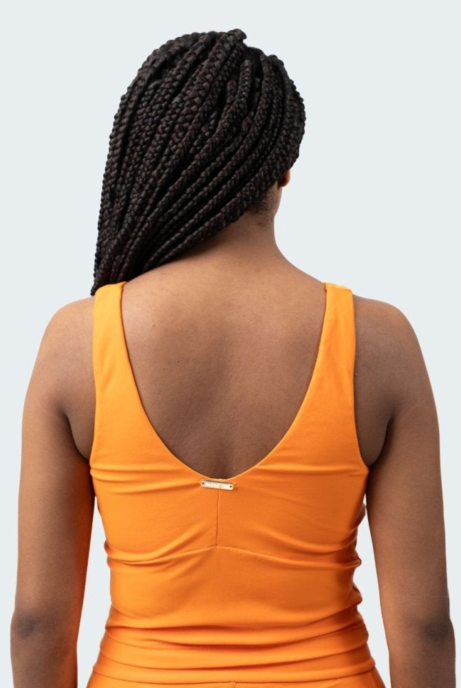 Crop Top APRIL - PAPAYA - lilikoiwear.com