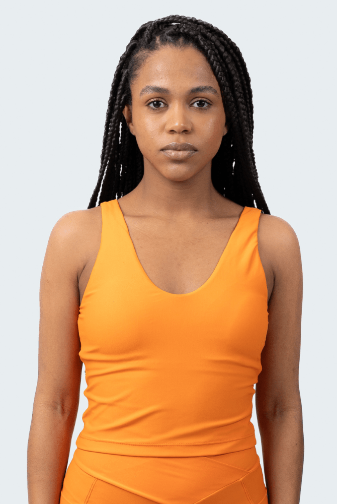 Crop Top APRIL - PAPAYA - lilikoiwear.com