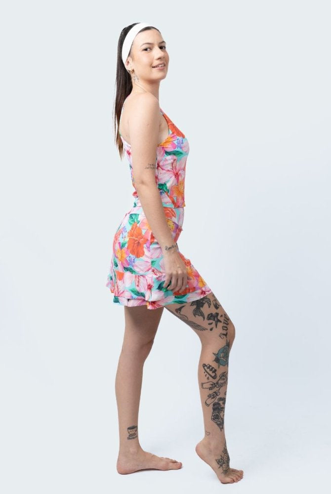 Crop Top JANEIRO - HIBISCUS - lilikoiwear.com