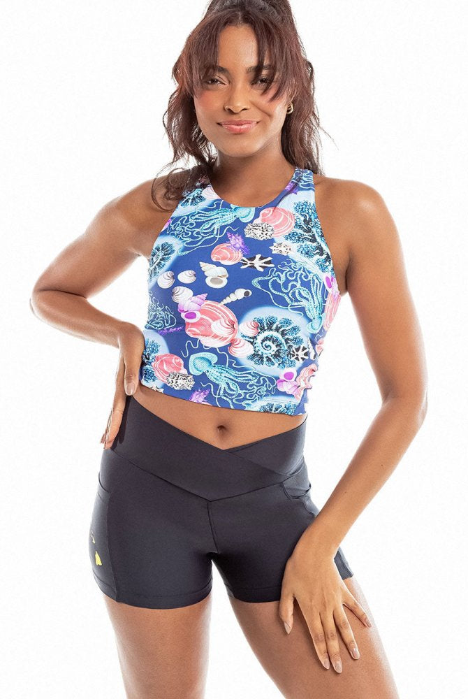 Crop Top JANEIRO - NAUTILUS - lilikoiwear.com