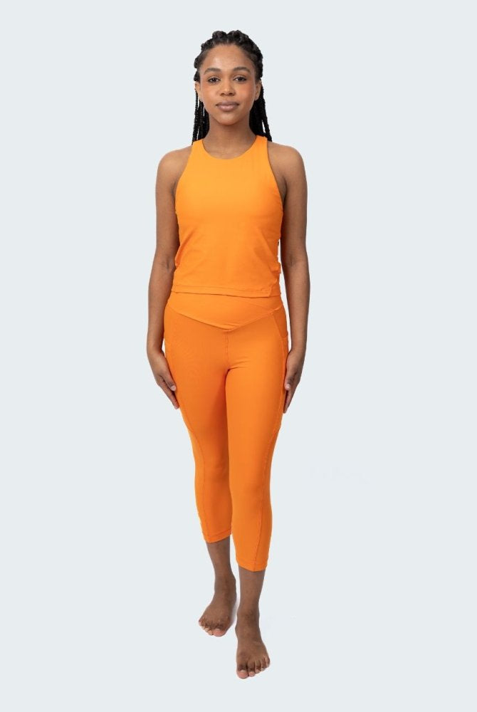 Crop Top JANEIRO - PAPAYA - lilikoiwear.com