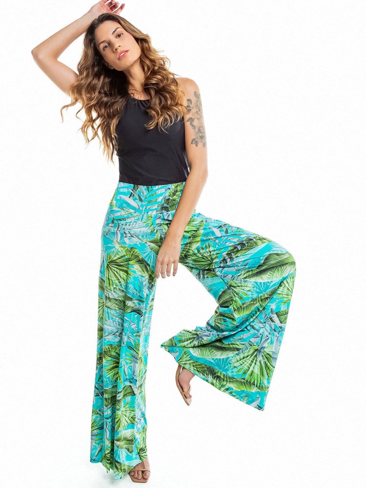 Fluity Fabric Luxe Palazzo Pants - KIHOLO - lilikoiwear.com