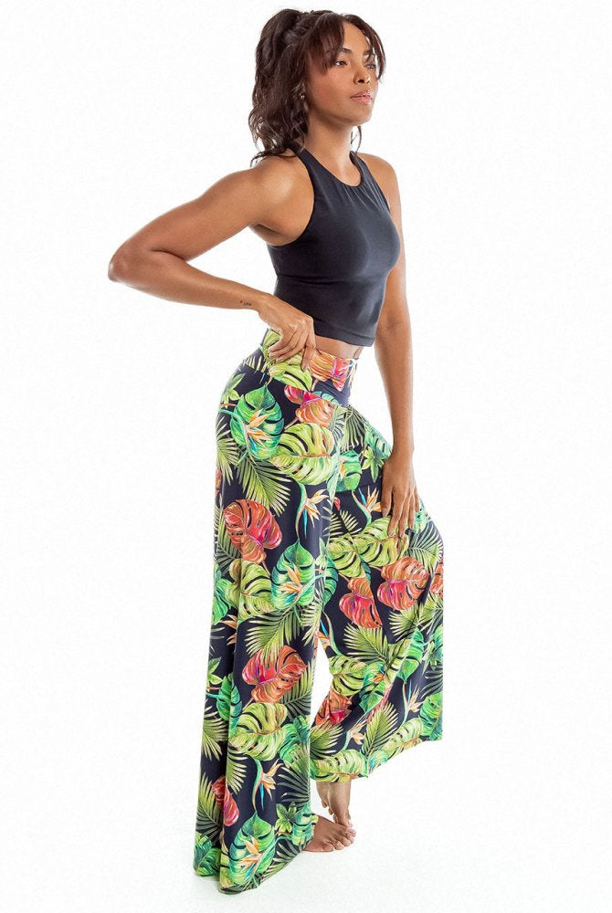 Fluity Fabric Luxe Palazzo Pants - PARADISE FOUND - lilikoiwear.com