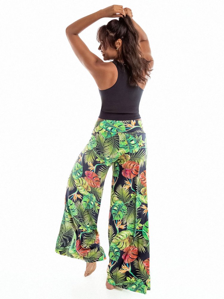 Fluity Fabric Luxe Palazzo Pants - PARADISE FOUND - lilikoiwear.com