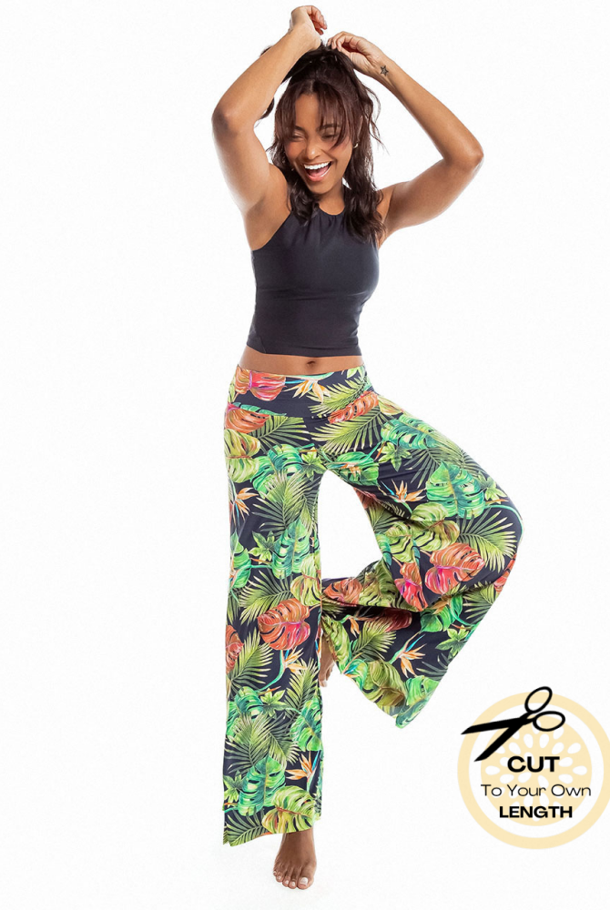 Fluity Fabric Luxe Palazzo Pants - PARADISE FOUND - lilikoiwear.com