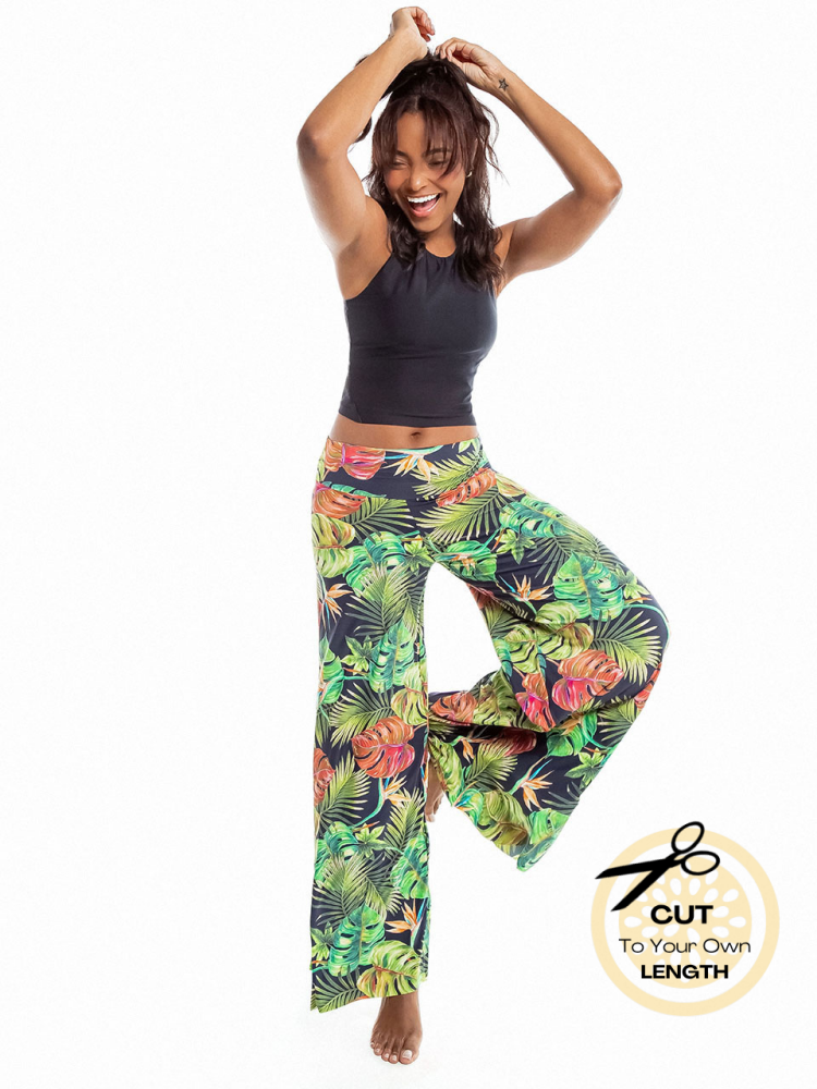 Fluity Fabric Luxe Palazzo Pants - PARADISE FOUND - lilikoiwear.com