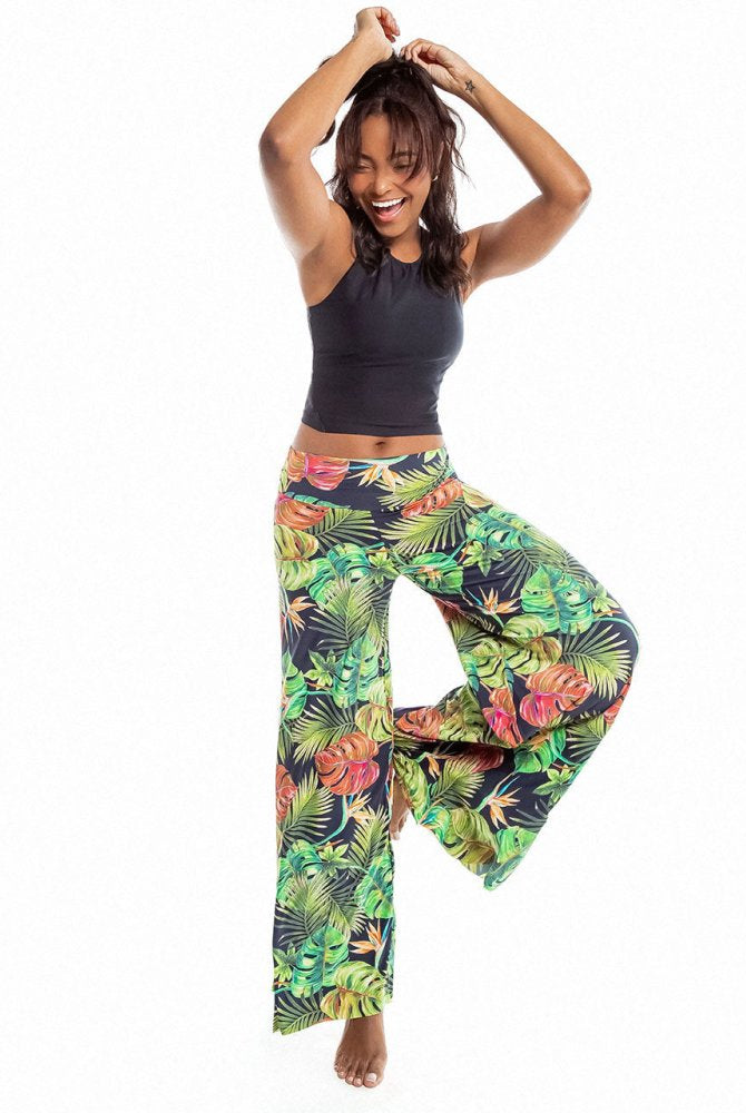 Fluity Fabric Luxe Palazzo Pants - PARADISE FOUND - lilikoiwear.com