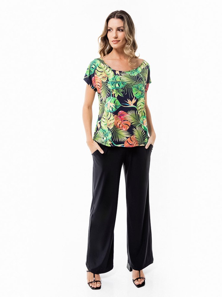 Fluity Fabric Off-Shoulder Blouse - PARADISE FOUND - lilikoiwear.com