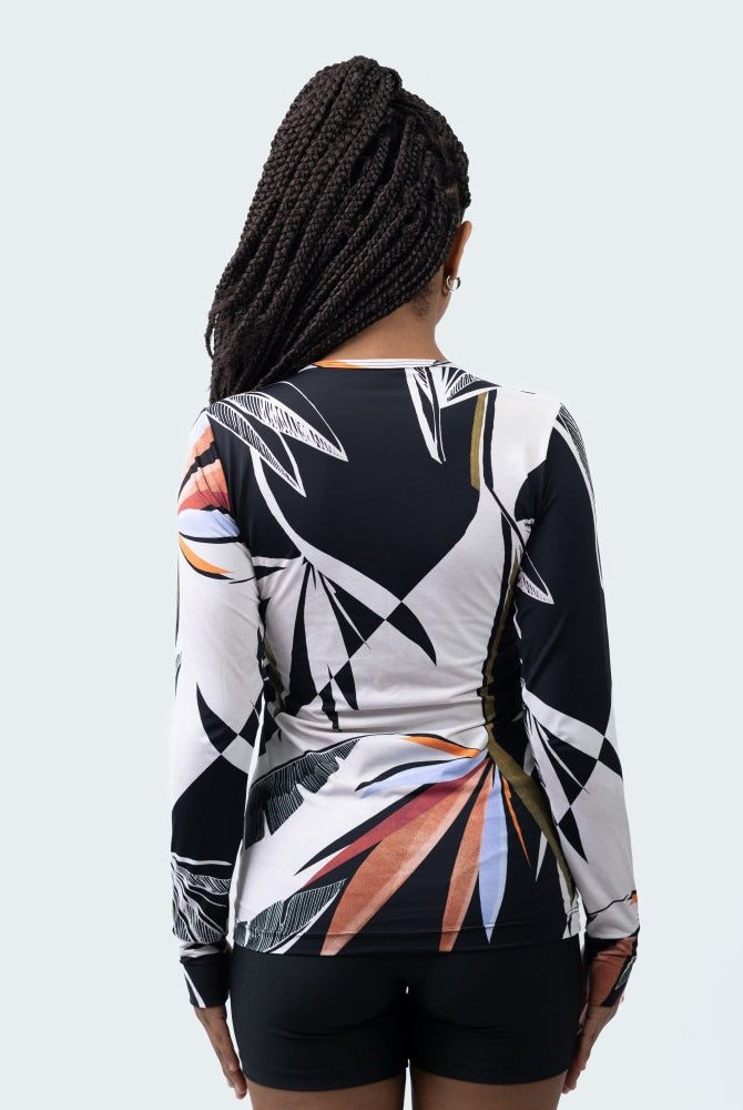 Fluity Fabric Rash Guard - PARADISE DECO - lilikoiwear.com
