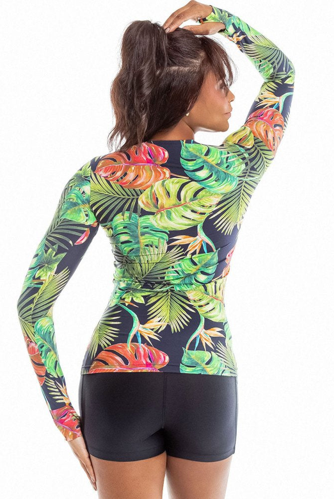 Fluity Fabric Rash Guard - PARADISE FOUND - lilikoiwear.com