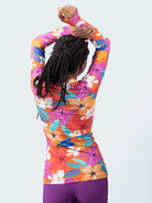 Fluity Fabric Rash Guard - PLUMERIA - lilikoiwear.com