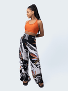 Fluity Luxe Palazzo Pants - PARADISE DECO - lilikoiwear.com