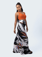 Fluity Luxe Palazzo Pants - PARADISE DECO - lilikoiwear.com