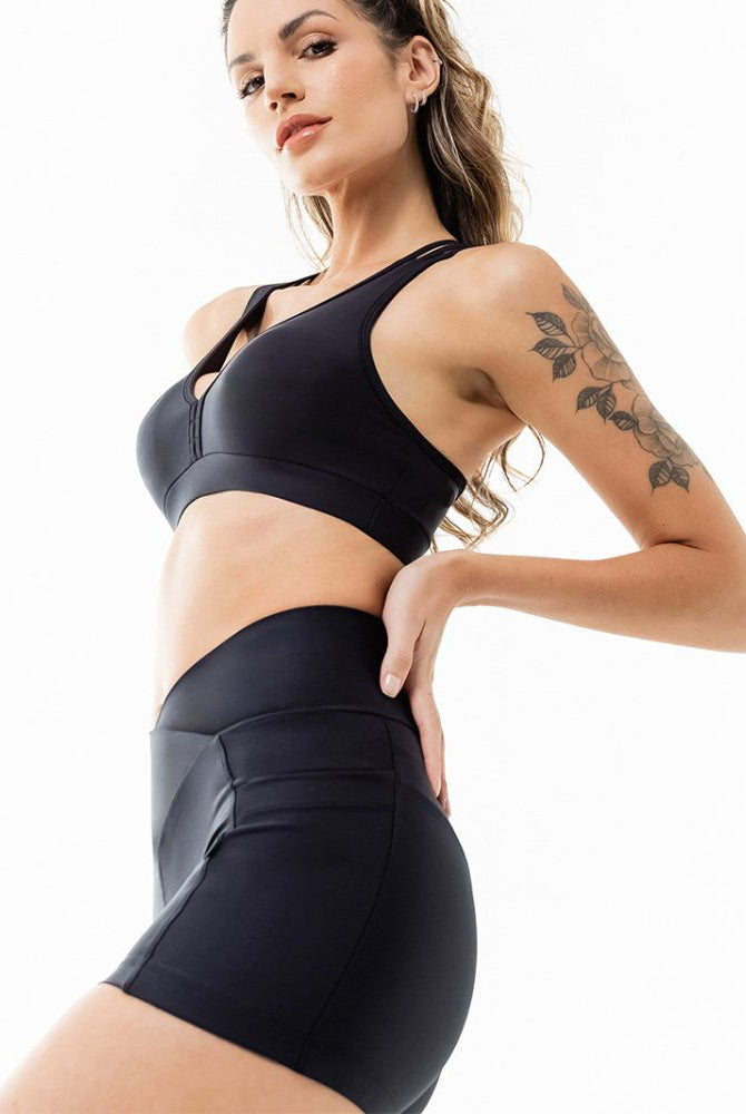LEVITATE Clara Top - SOLID BLACK - lilikoiwear.com