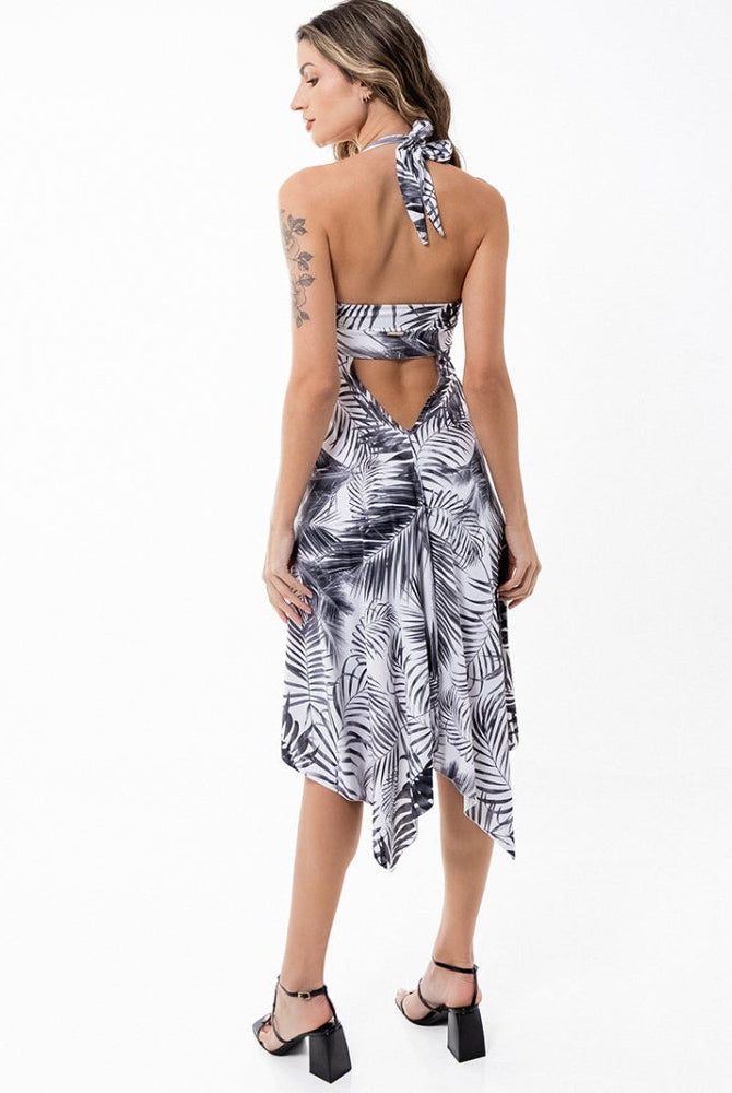 Rosa Dress - WHITE PALMS - lilikoiwear.com