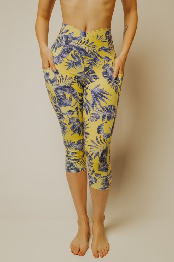 Capri Legging with Pockets - 'ALOHI - lilikoiwear.com