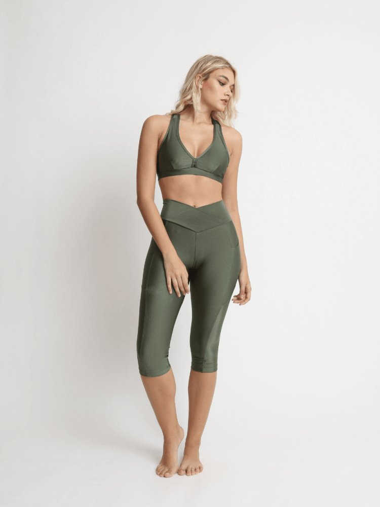 Capri Legging with Pockets - CROCO - lilikoiwear.com