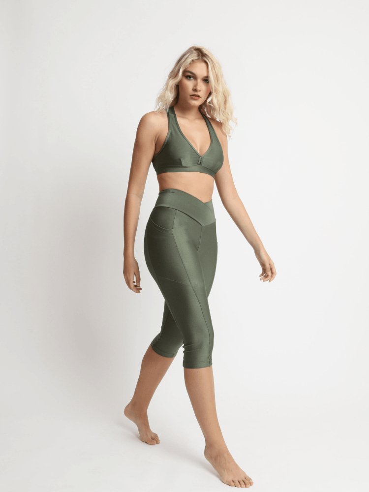 Capri Legging with Pockets - CROCO - lilikoiwear.com