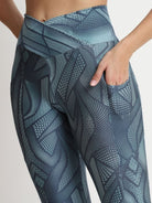 Capri Legging with Pockets - GRAPHIC BLUE - lilikoiwear.com