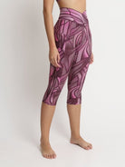 Capri Legging with Pockets - GRAPHIC VINO - lilikoiwear.com