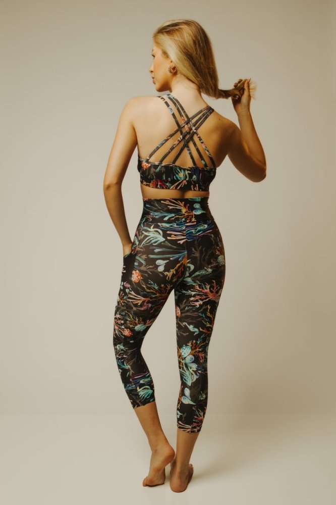 Capri Legging with Pockets - MOANA - lilikoiwear.com