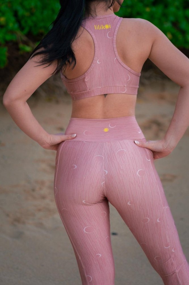 Capri Legging with Pockets - PINK LUNA - lilikoiwear.com