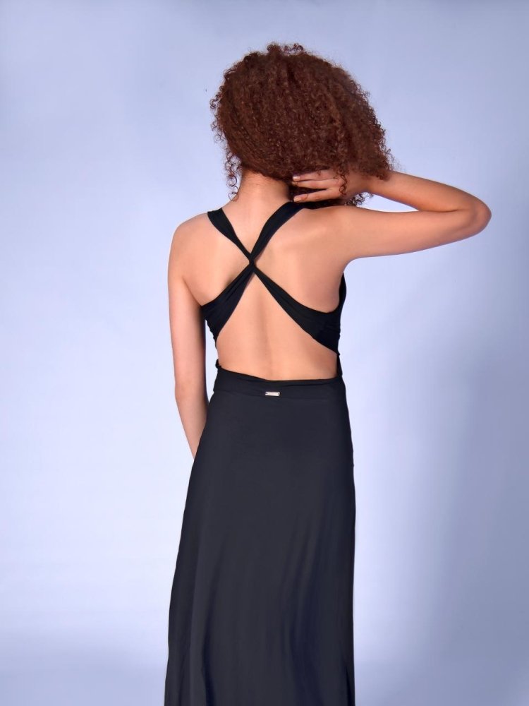 Floripa Dress - SOLID BLACK - lilikoiwear.com