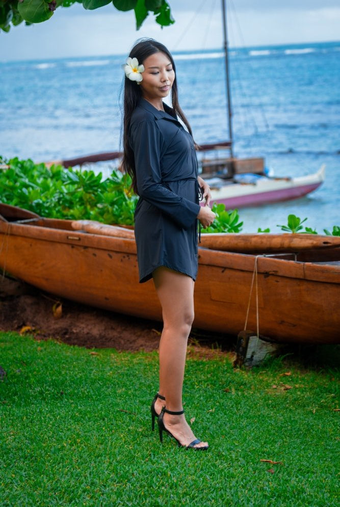 Kenya Dress - SOLID BLACK - lilikoiwear.com