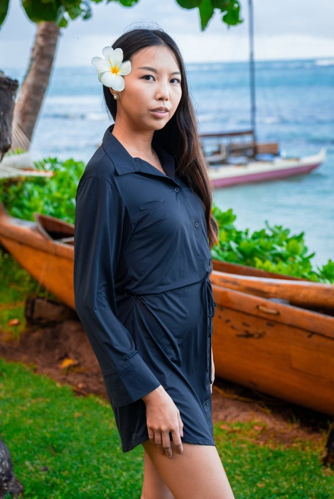 Kenya Dress - SOLID BLACK - lilikoiwear.com