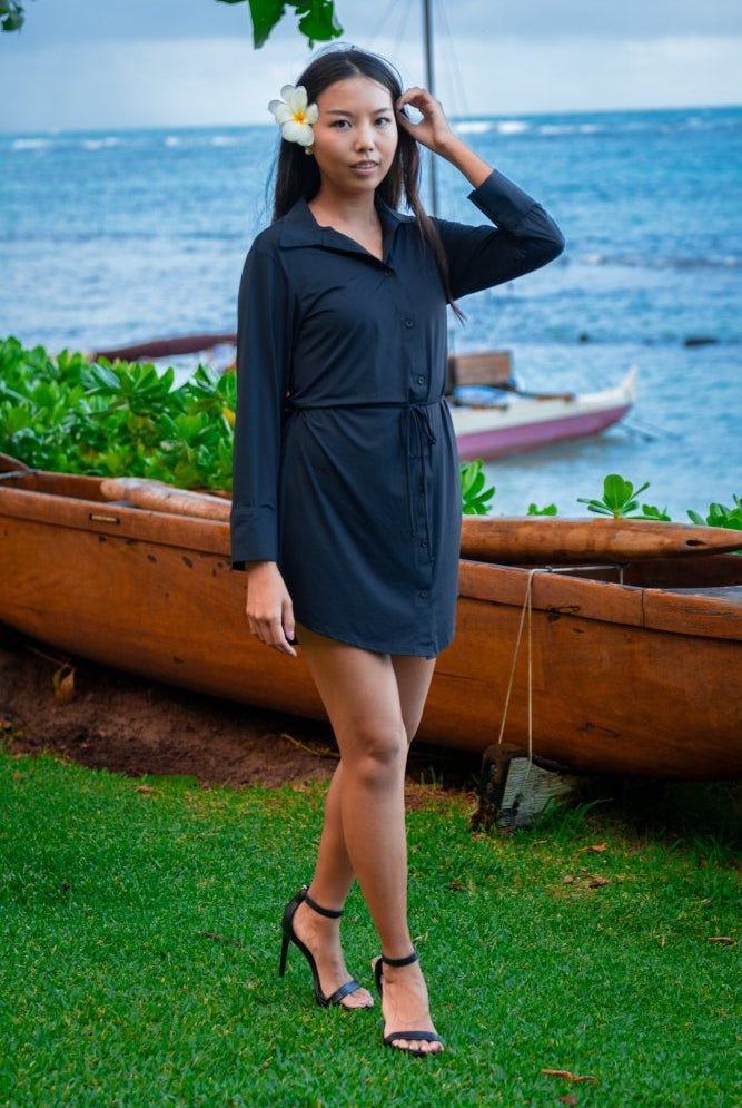 Kenya Dress - SOLID BLACK - lilikoiwear.com