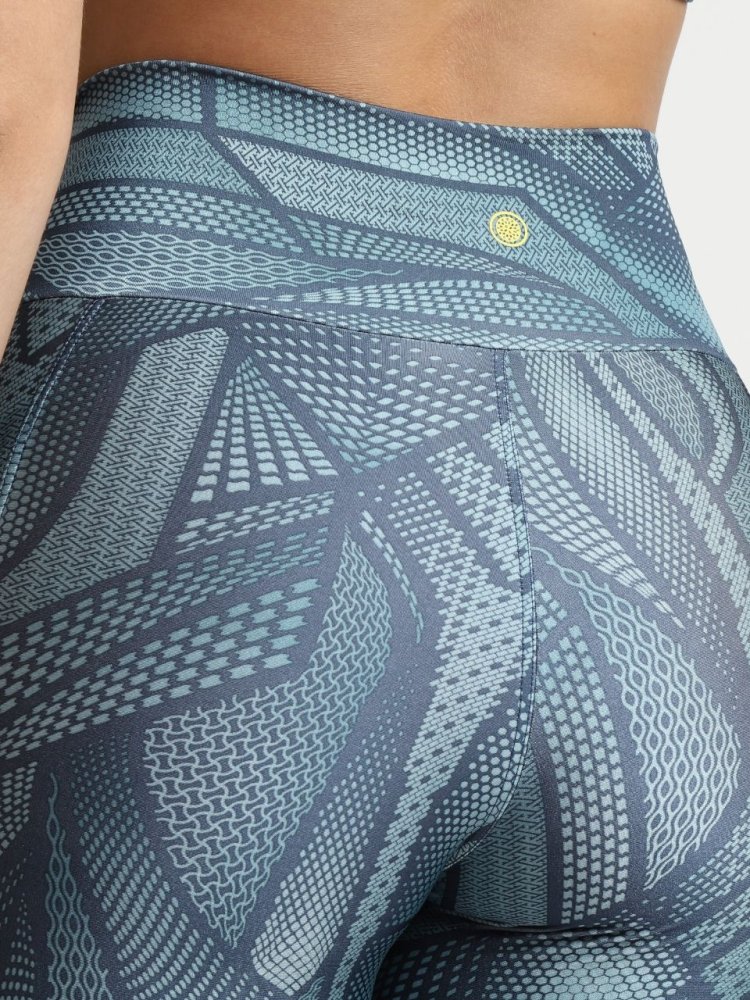 Leggings with Pockets - GRAPHIC BLUE - lilikoiwear.com