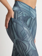 Leggings with Pockets - GRAPHIC BLUE - lilikoiwear.com