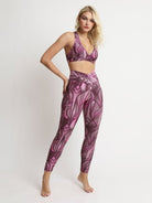 Leggings with Pockets - GRAPHIC VINO - lilikoiwear.com