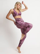 Leggings with Pockets - GRAPHIC VINO - lilikoiwear.com