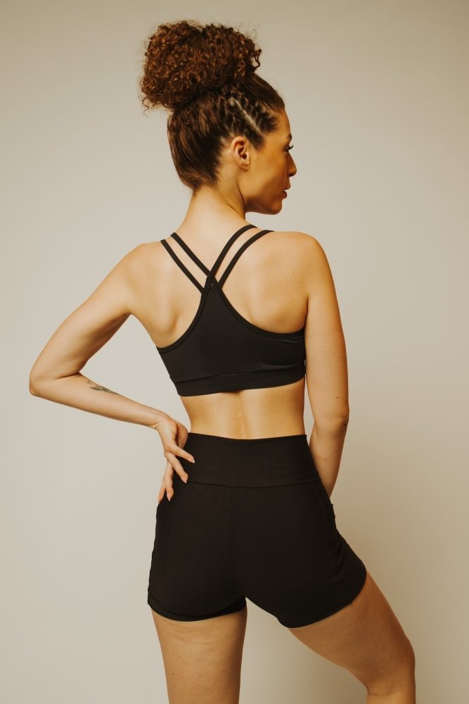 LEVITATE Nova Top - SOLID BLACK - lilikoiwear.com
