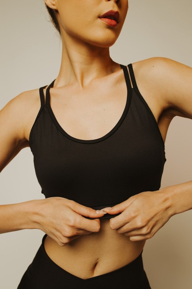 LEVITATE Nova Top - SOLID BLACK - lilikoiwear.com