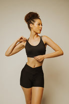 LEVITATE Nova Top - SOLID BLACK - lilikoiwear.com
