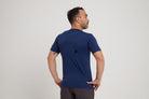 Men's Dri-Fit T-Shirt with LILIKOI logo - NAVY BLUE - lilikoiwear.com