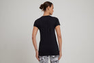 Women's Dri-Fit T-Shirt ALOHA Graphic - BLACK - lilikoiwear.com