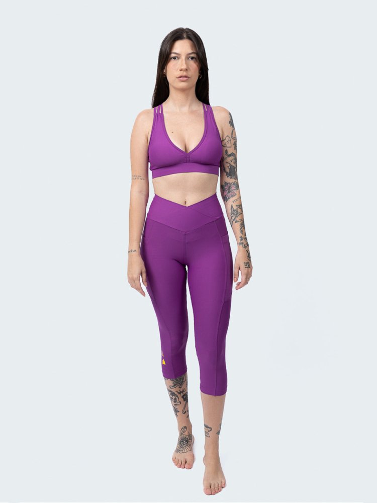 Capri Legging with Pockets - ORCHID - lilikoiwear.com