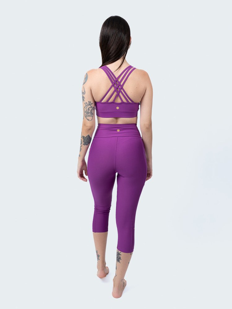 Capri Legging with Pockets - ORCHID - lilikoiwear.com