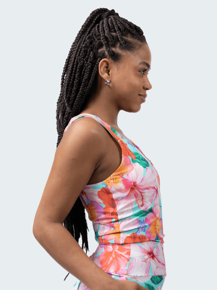 Crop Top APRIL - HIBISCUS - lilikoiwear.com