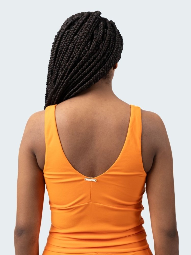 Crop Top APRIL - PAPAYA - lilikoiwear.com