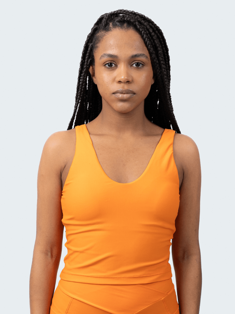 Crop Top APRIL - PAPAYA - lilikoiwear.com