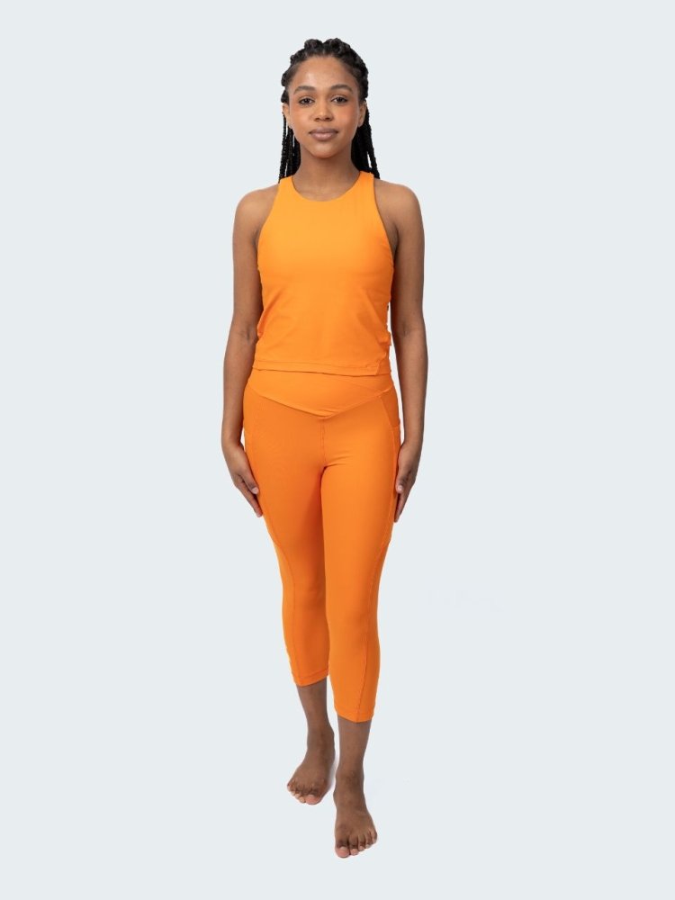 Crop Top JANEIRO - PAPAYA - lilikoiwear.com