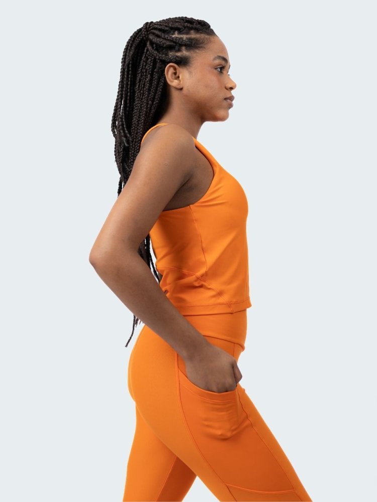 Crop Top JANEIRO - PAPAYA - lilikoiwear.com